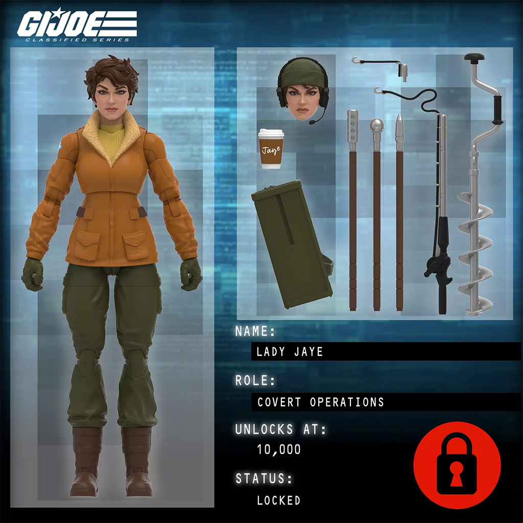 Hasbro GI Joe Classified Snow Cat HasLab Lady Jaye Arctic Gear